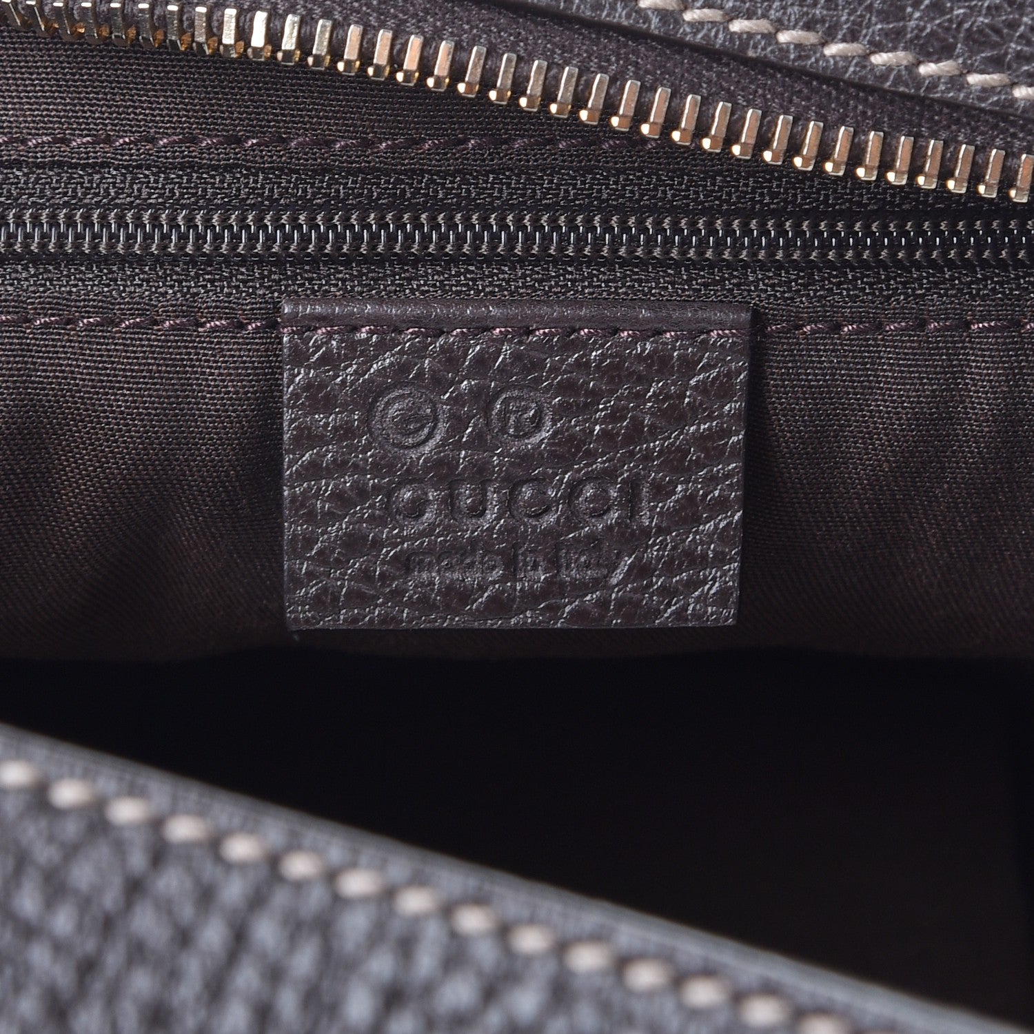 Gucci Crystal Monogram Hobo Dark Brown 6 of 7