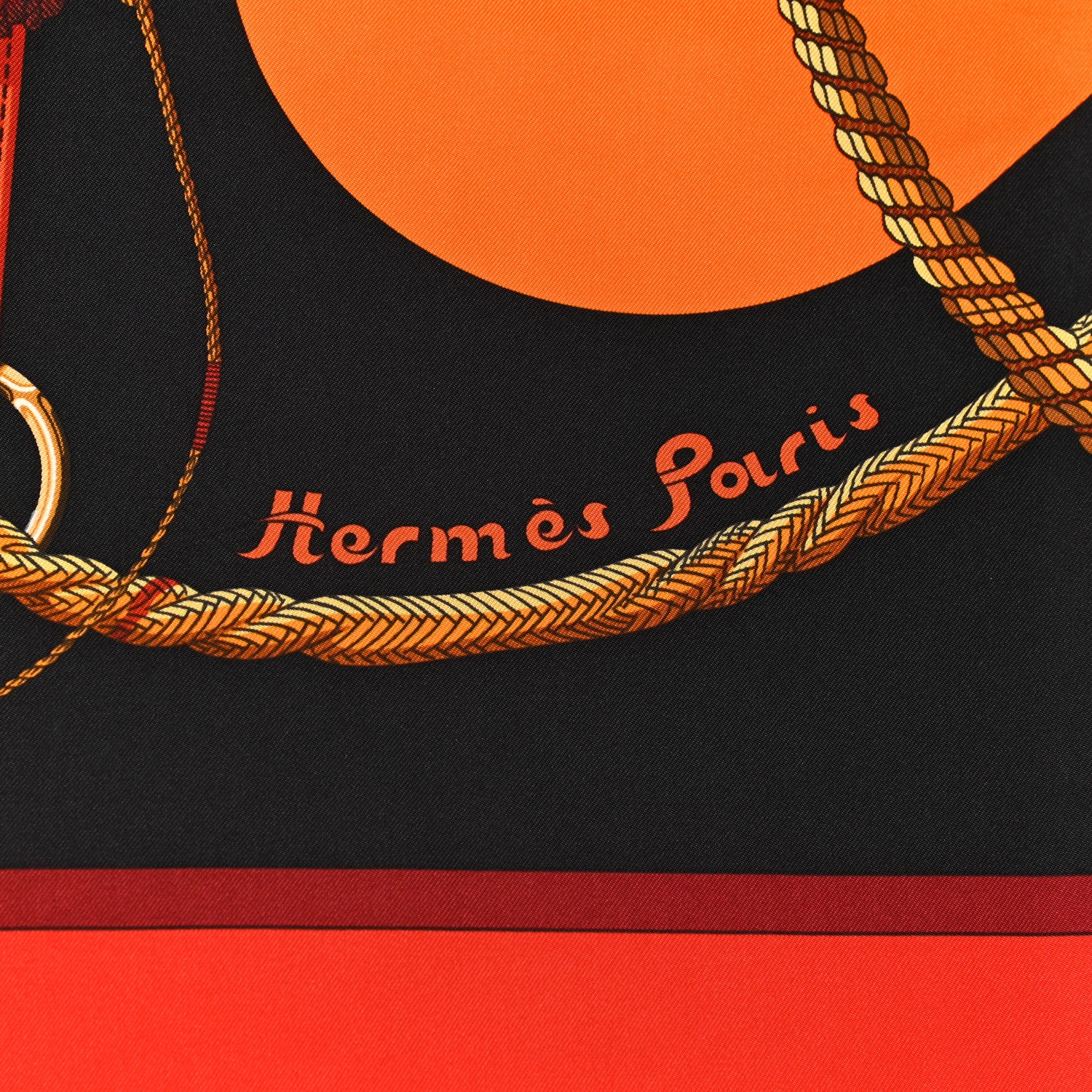 Hermes Silk Clic Clac Tattoo Scarf 90 2 of 5