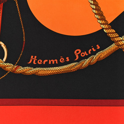 Hermes Silk Clic Clac Tattoo Scarf 90 2 of 5