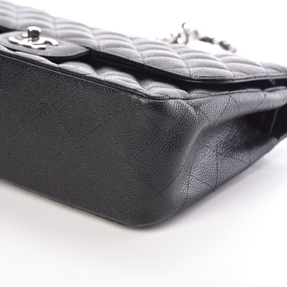 Chanel Caviar Quilted Jumbo Double Flap Black 6 of 14