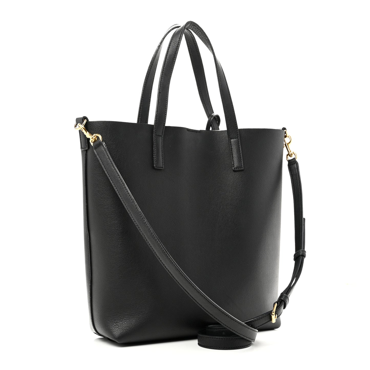 Calfskin Toy Shopping Tote Black