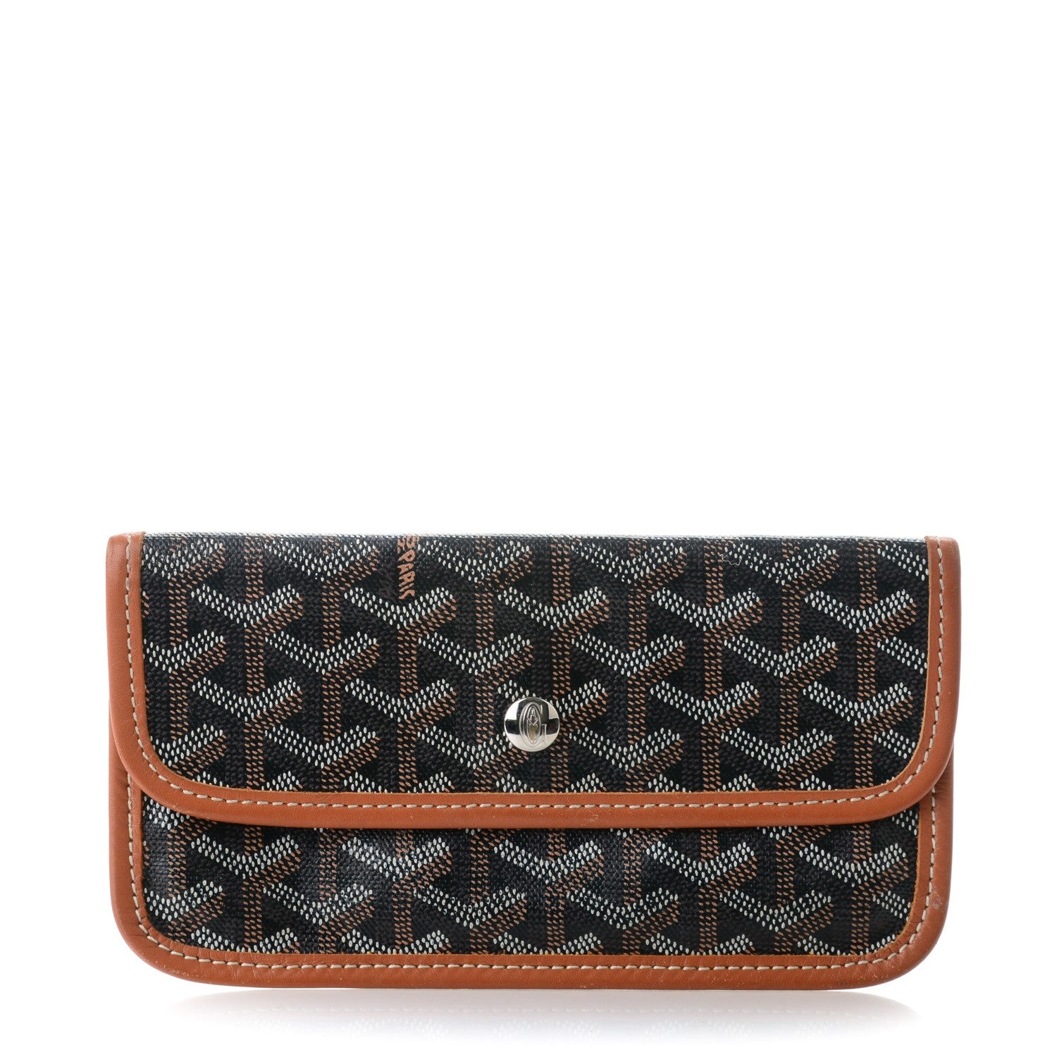 Goyard Goyardine Pouch Black Gold 1 of 6