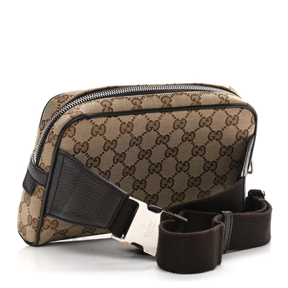 Gucci Monogram Belt Bag Dark Brown 3 of 11