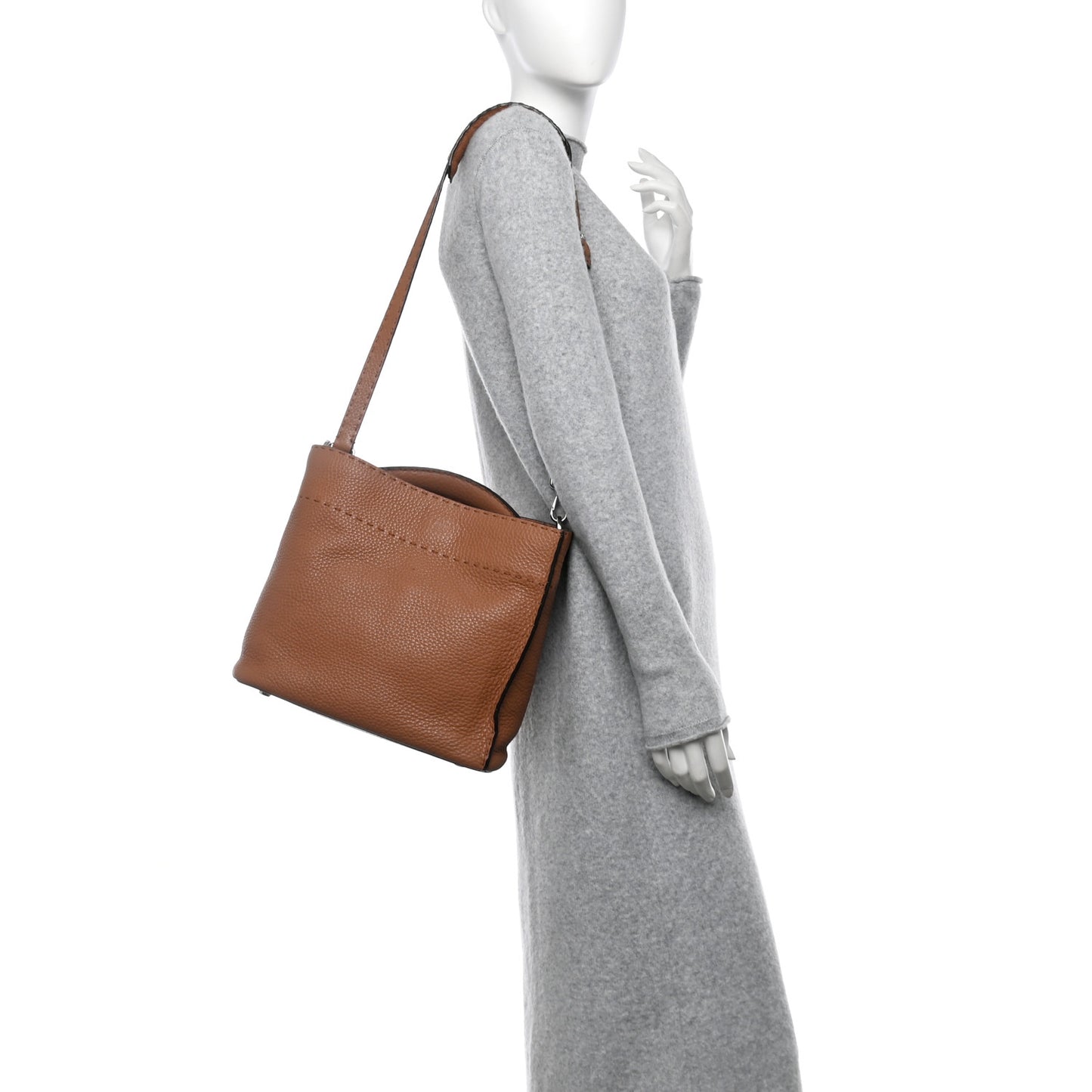 Cuoio Romano Selleria Small Anna Bucket Bag Mou