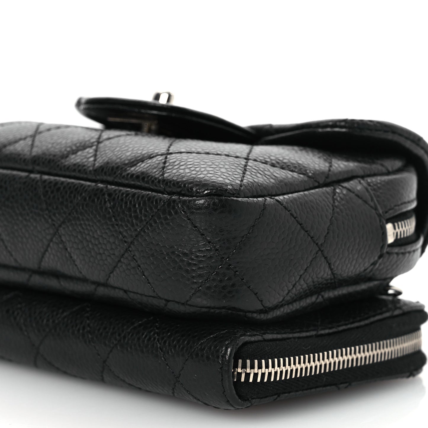 Caviar Quilted New Mini Flap Black