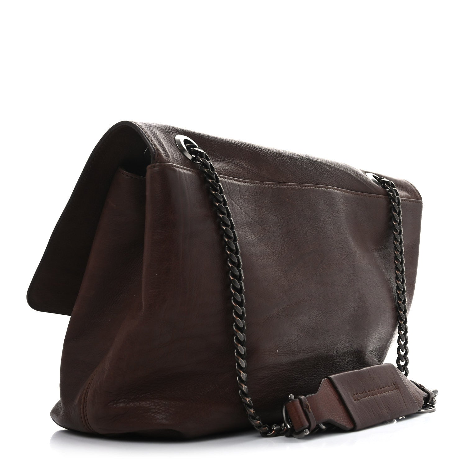 Lanvin Calfskin Medium Happy Shoulder Bag Brown 3 of 9