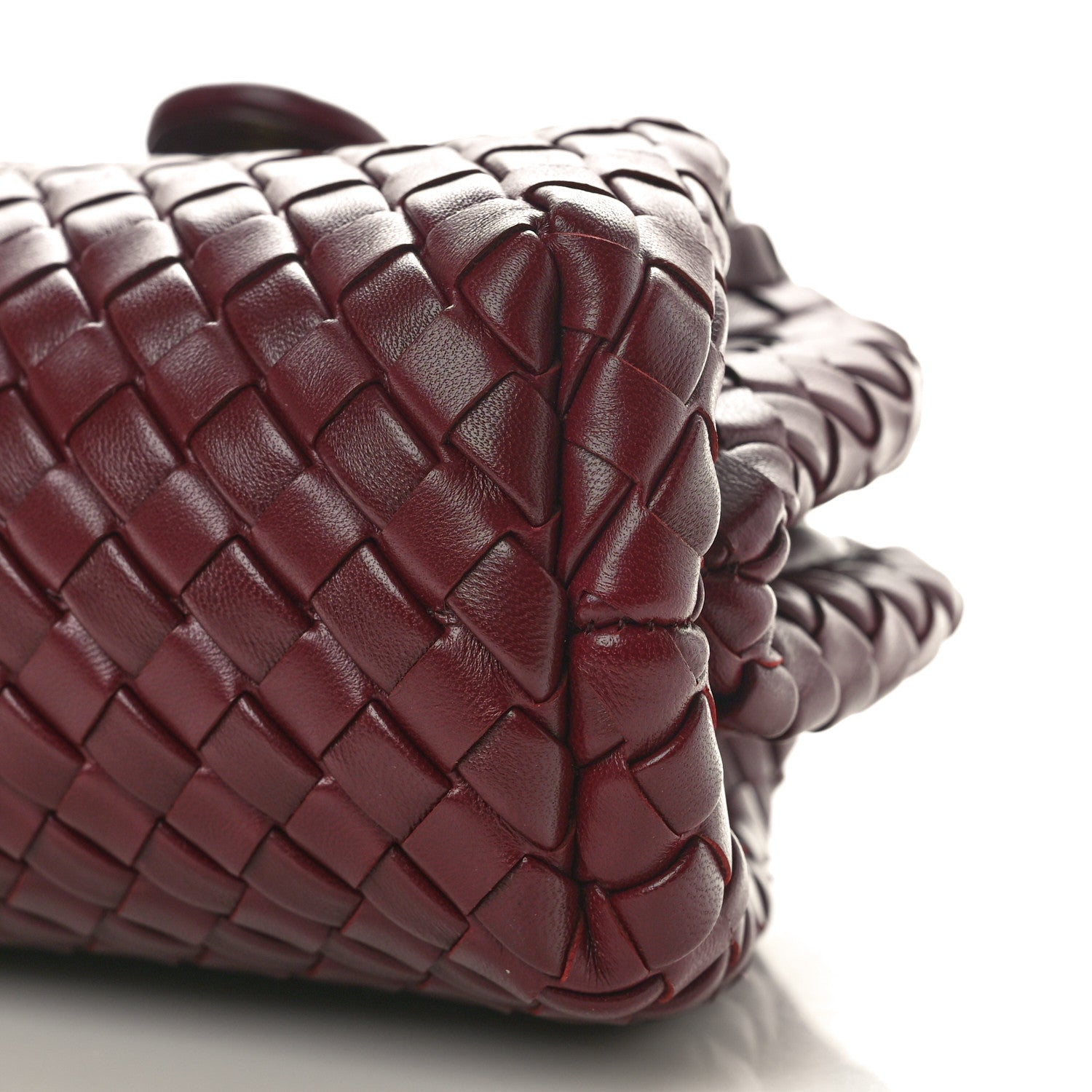 Bottega Veneta Nappa Intrecciato Teen The Lauren 1980 Clutch With Chain Barolo 10 of 10