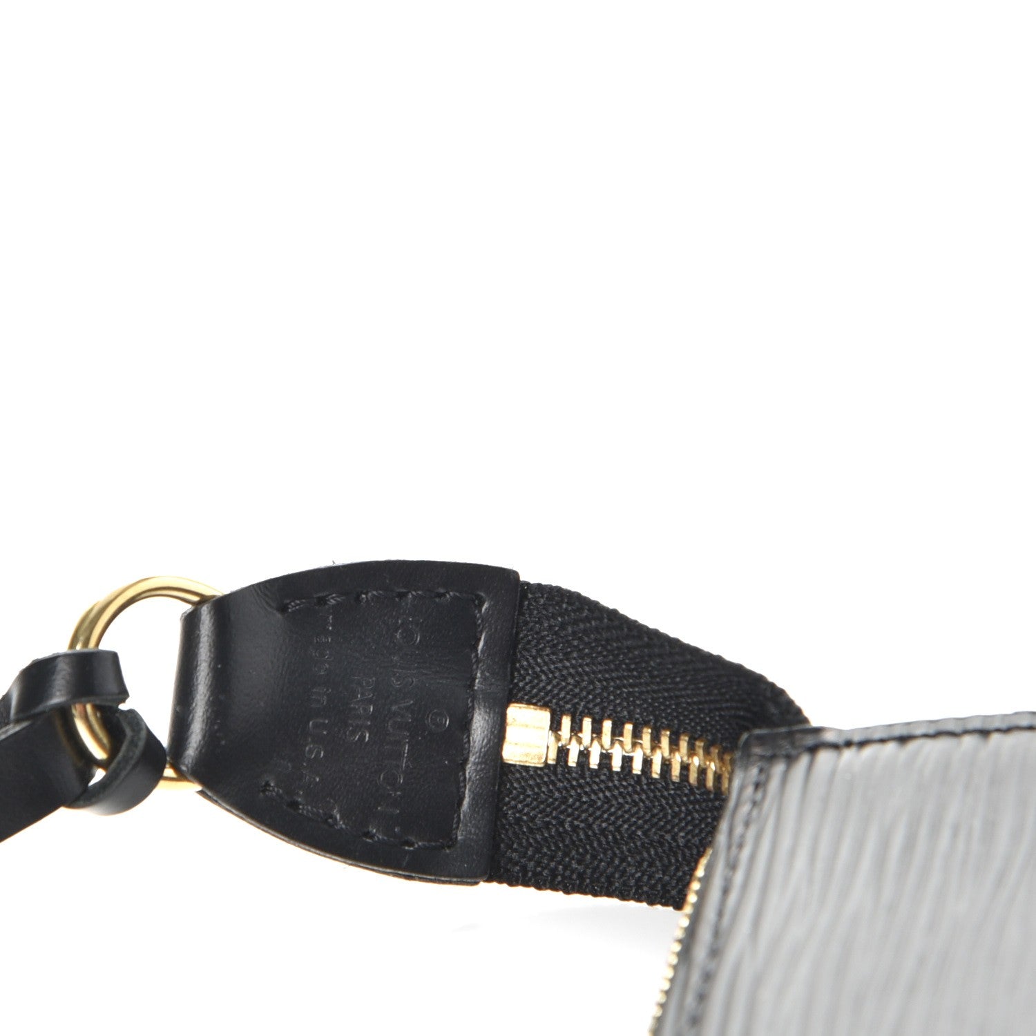 Louis Vuitton Epi Pochette Accessories 24 Black 6 of 8
