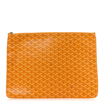 Goyard Goyardine Senat Pochette GM Yellow 1 of 9