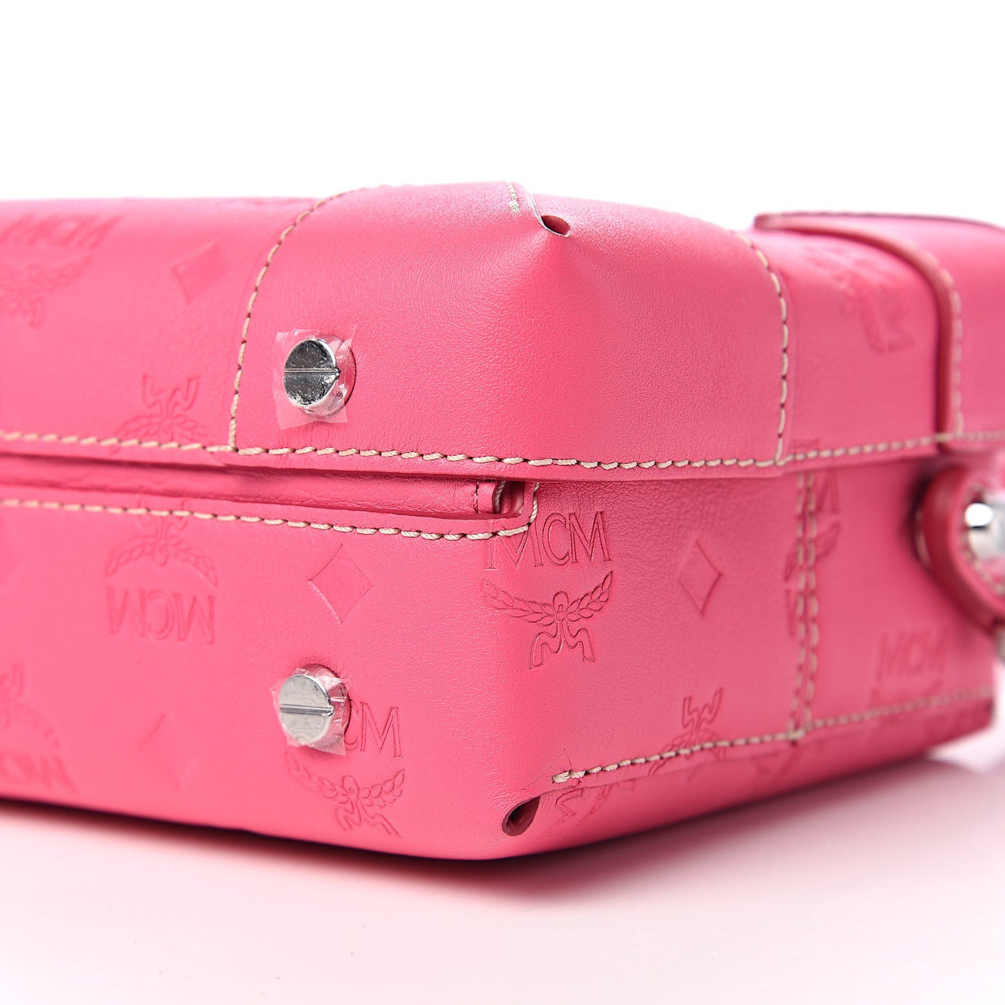 Calfskin Ottomar Monogram Small Berlin Crossbody Sugar Pink