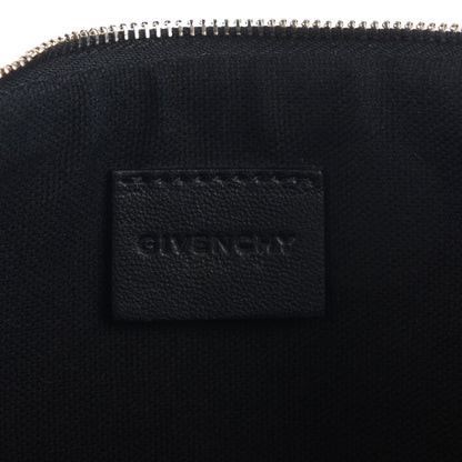 Givenchy Textured Coated Canvas Rottweiler Print Large Cosmetic Pouch Black 6 of 7