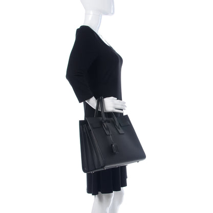 Saint Laurent Calfskin Small Sac De Jour Black 2 of 12