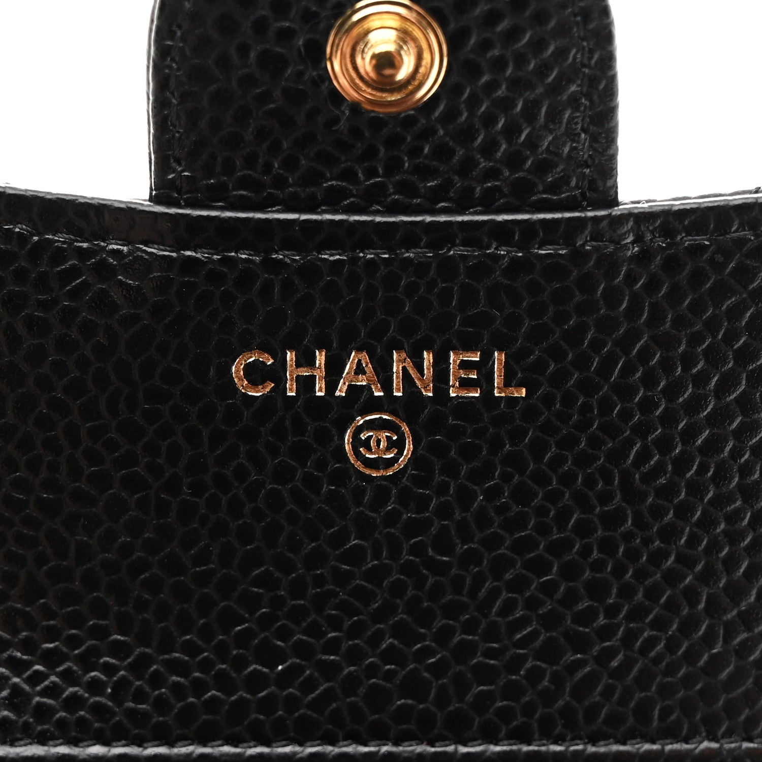 Chanel Caviar Quilted Compact Flap Wallet Black 6 of 7