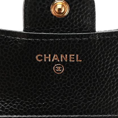 Chanel Caviar Quilted Compact Flap Wallet Black 6 of 7