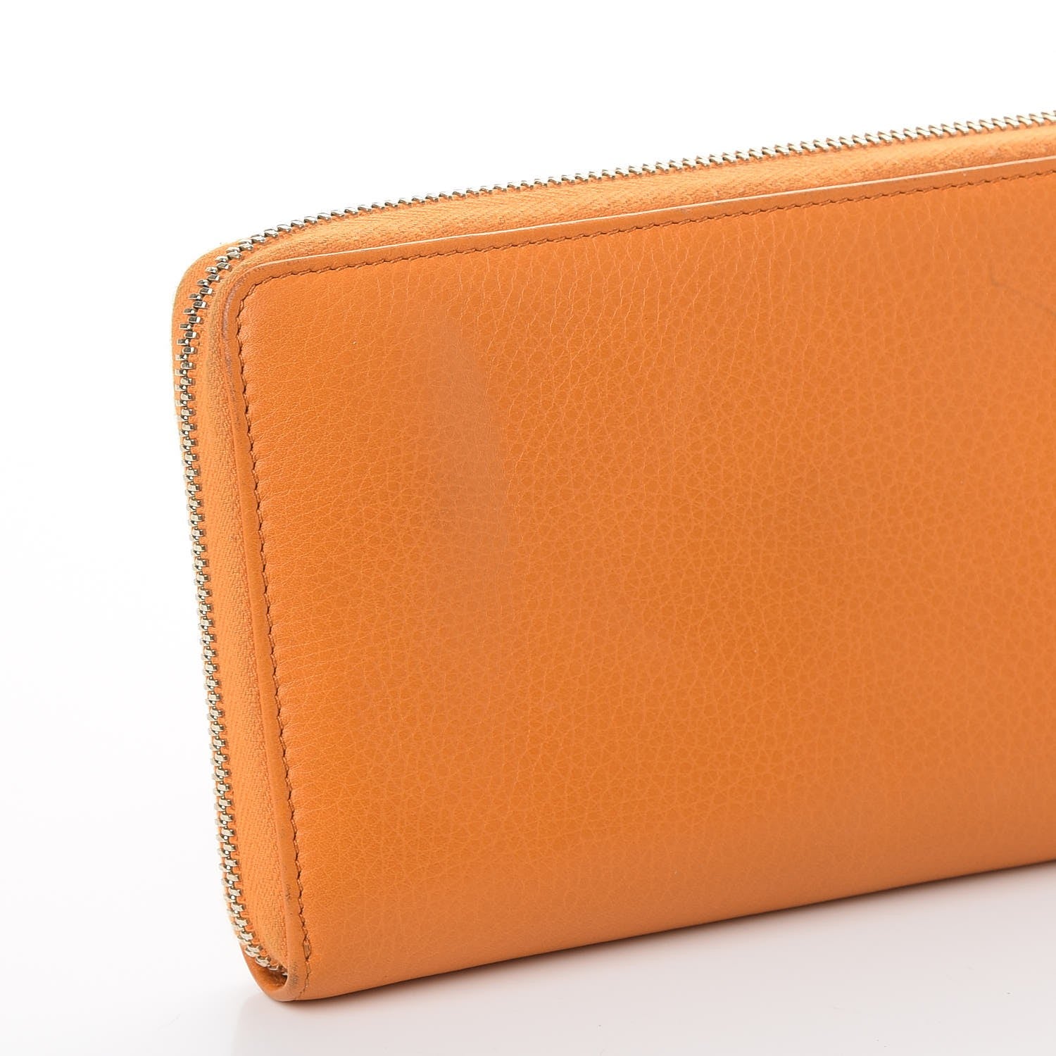 Gucci Pebbled Calfskin Soho Zip Around Wallet Curcuma 10 of 11