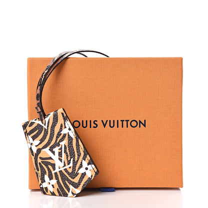 Louis Vuitton Monogram Giant Jungle Oversize Clochette Key Bell Holder Black 3 of 3