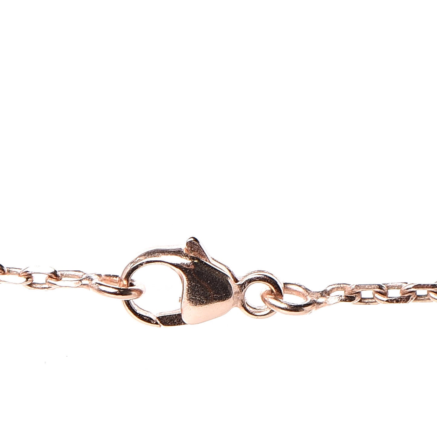 Lacquered Gold Pop H Pendant Necklace White
