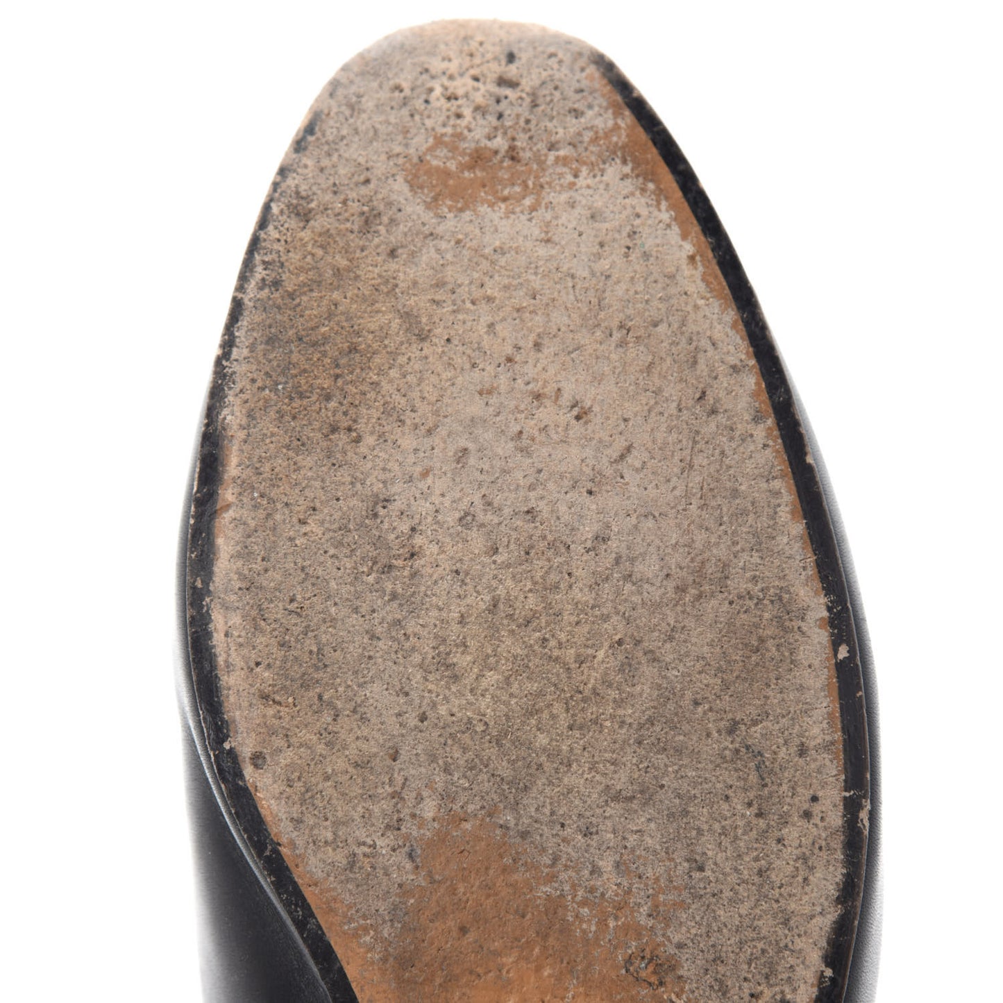 Calfskin Womens Princetown Slippers 38 Black