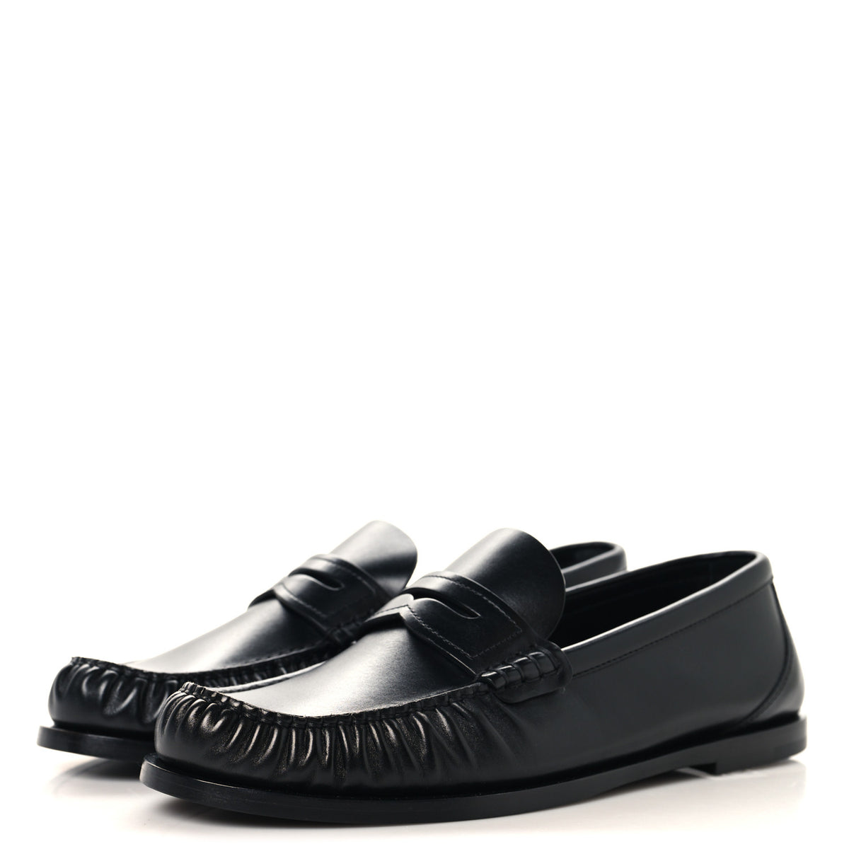 Calfskin Le Loafer 15 Moccasin 38.5 Black