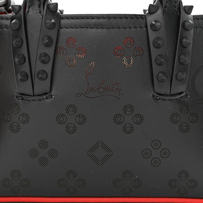 Christian Louboutin Calfskin Loubinthesky Nano Cabata Tote Black 8 of 12