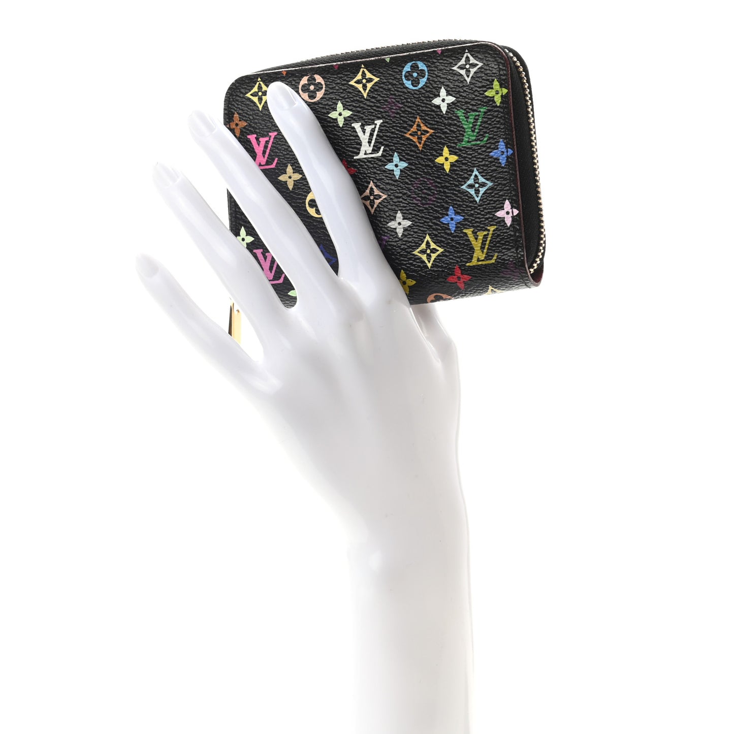 Monogram Multicolor Zippy Coin Purse Black Grenade