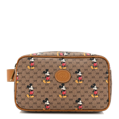 Gucci X DISNEY Mini Vintage GG Supreme Monogram Mickey Mouse Small Belt Bag 100 40 Beige Vintage Sun Oil 1 of 10