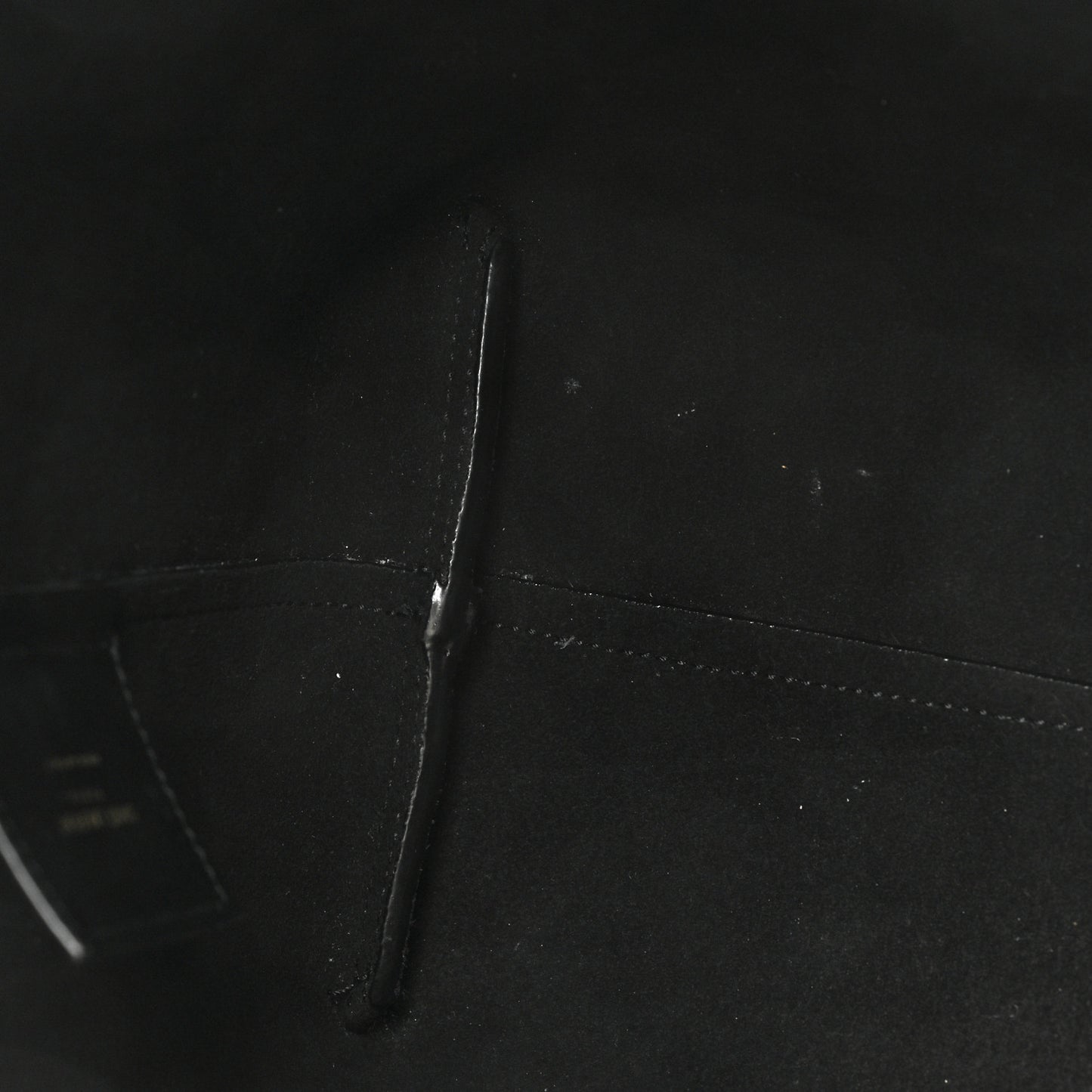 Calfskin Large Shopping Tote Black