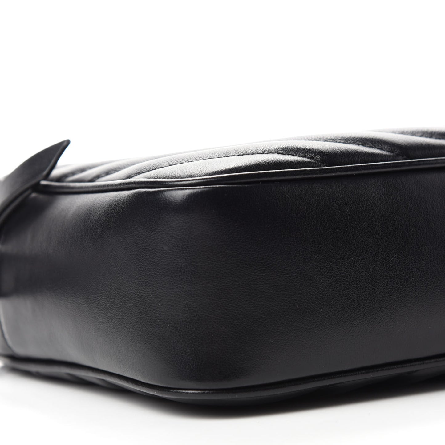 Calfskin Matelasse Monogram Lou Camera Bag Black