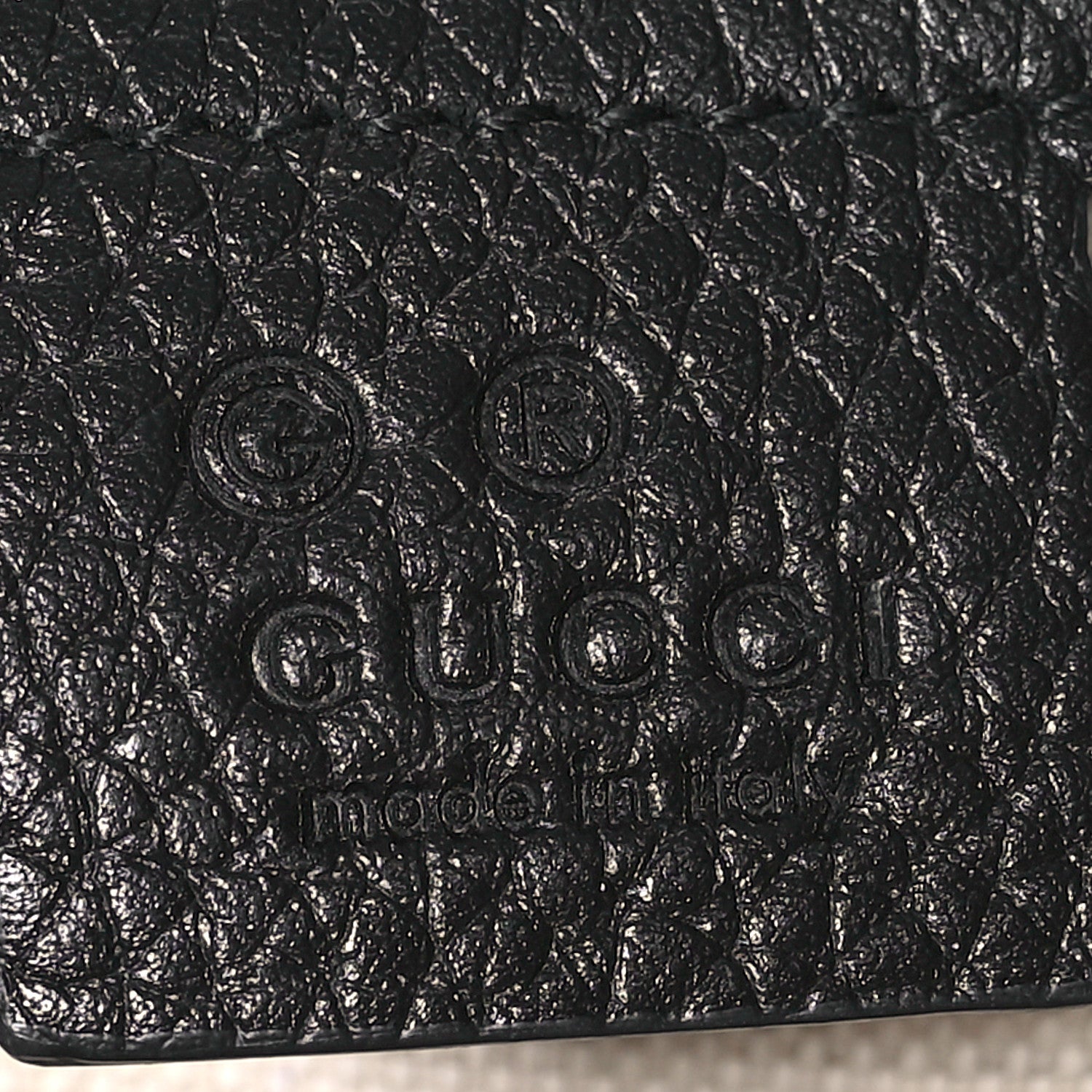 Gucci Pebbled Calfskin Medium Soho Chain Shoulder Bag Black 6 of 11