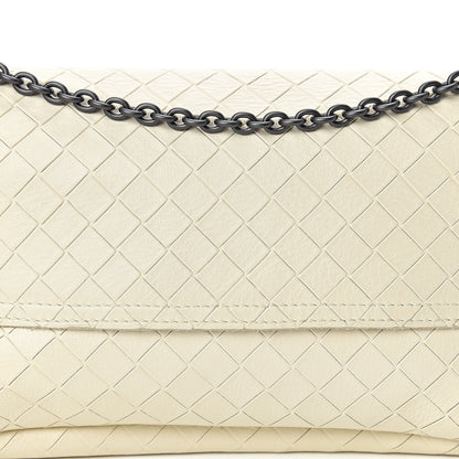 Bottega Veneta Nappa Intrecciato Mini Chain Messenger Bianca 8 of 13