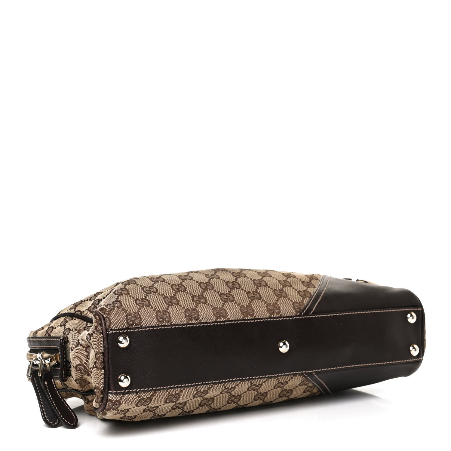 Gucci Monogram New Britt Medium Boston Dark Brown 4 of 11