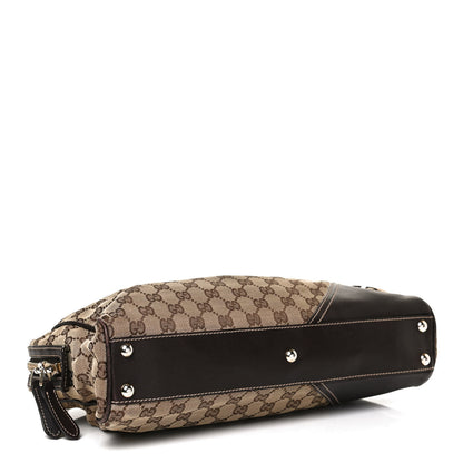 Gucci Monogram New Britt Medium Boston Dark Brown 4 of 11
