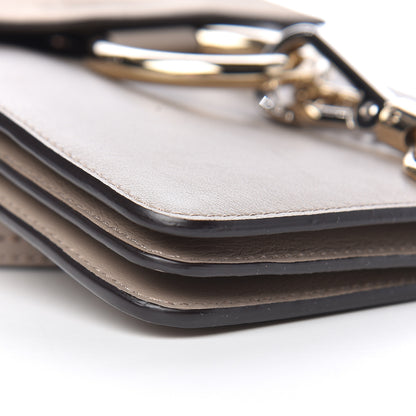 Chloe Suede Calfskin Mini Faye Bracelet Bag Motty Grey 9 of 13