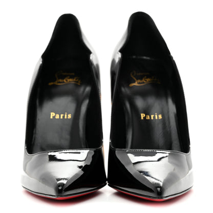 Christian Louboutin Patent LipChick 100 Pumps 38 Black 3 of 8