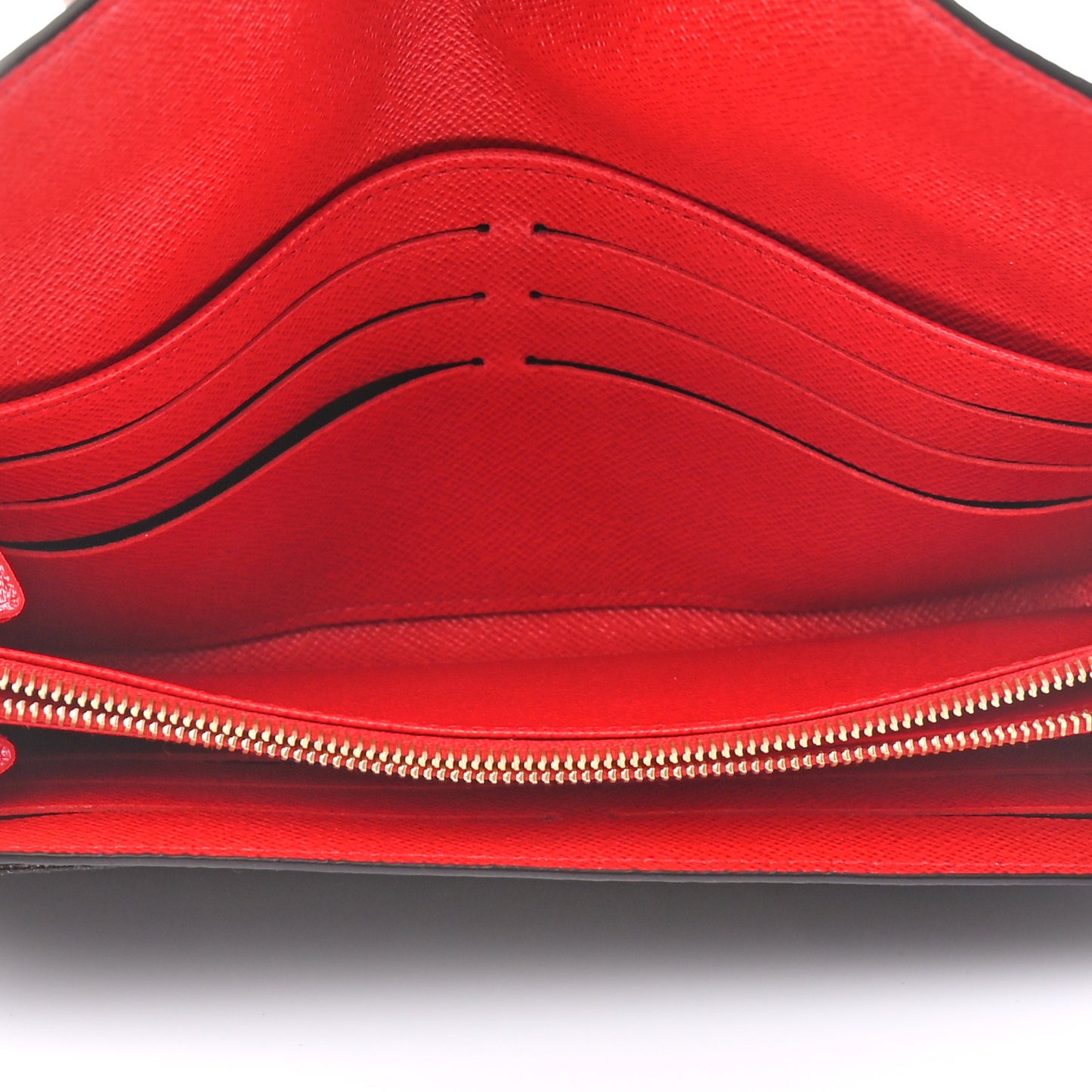 Monogram Sarah Wallet NM Coquelicot