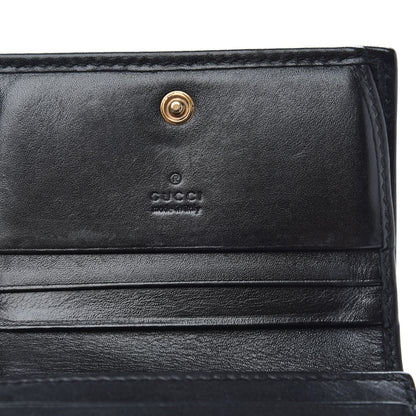 Gucci Calfskin Matelasse GG Marmont Card Case Wallet Black 6 of 9
