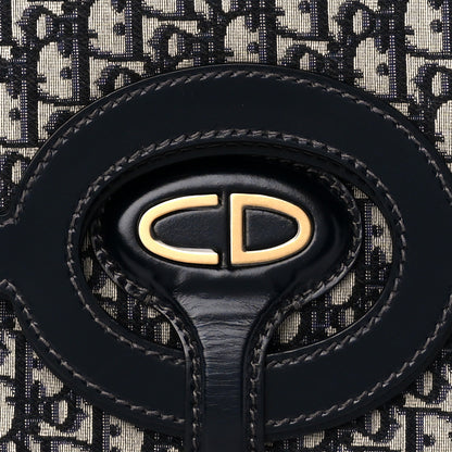 Christian Dior Oblique Fold Over Clutch Blue 8 of 10