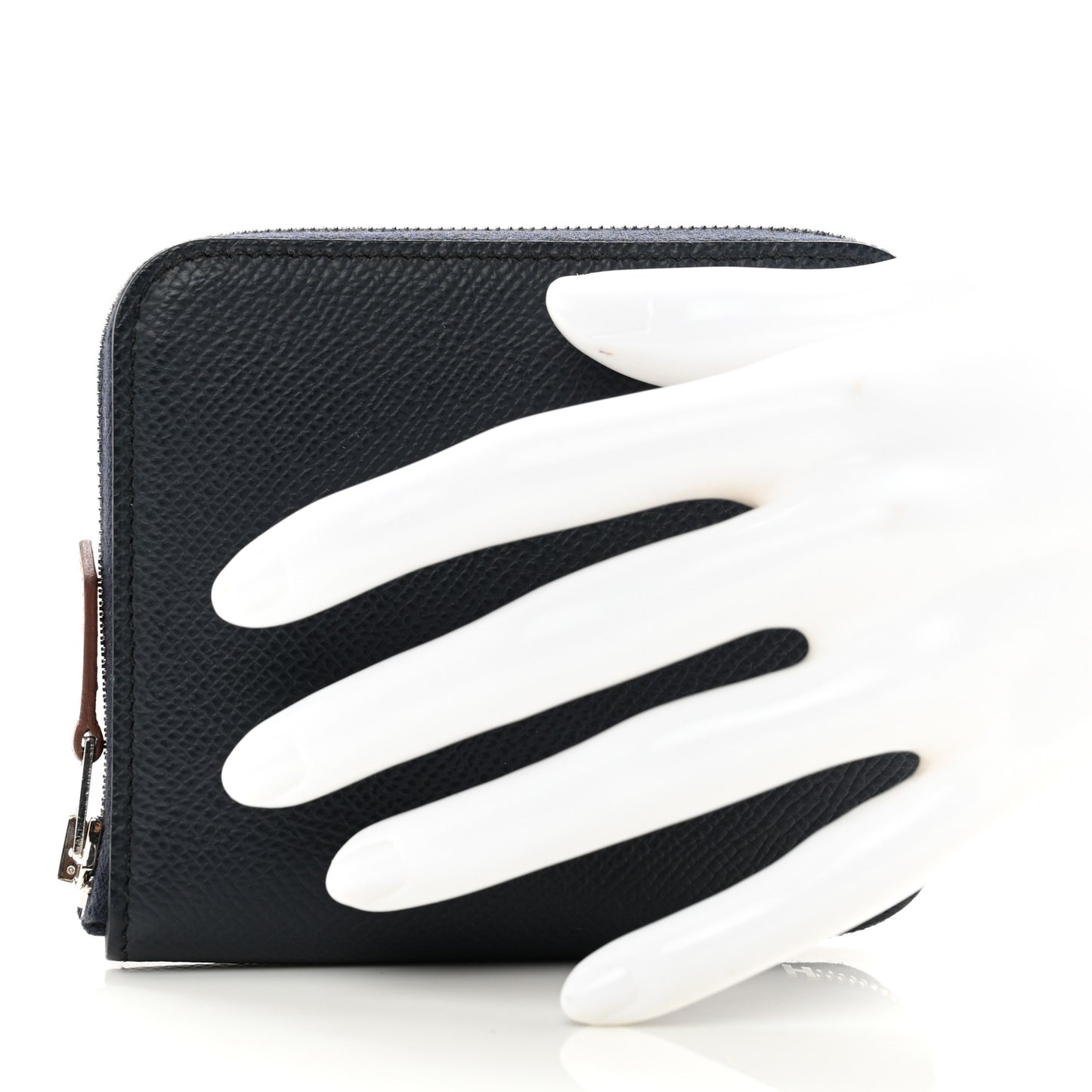 Epsom Silk'In Compact Wallet Bleu Indigo