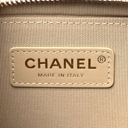 Chanel Metallic Lambskin Like A Wallet Flap Golden Pink 6 of 10