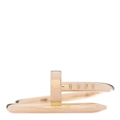 Cartier 18K Yellow Gold Small Juste Un Clou Ring 51 5.75 1 of 5