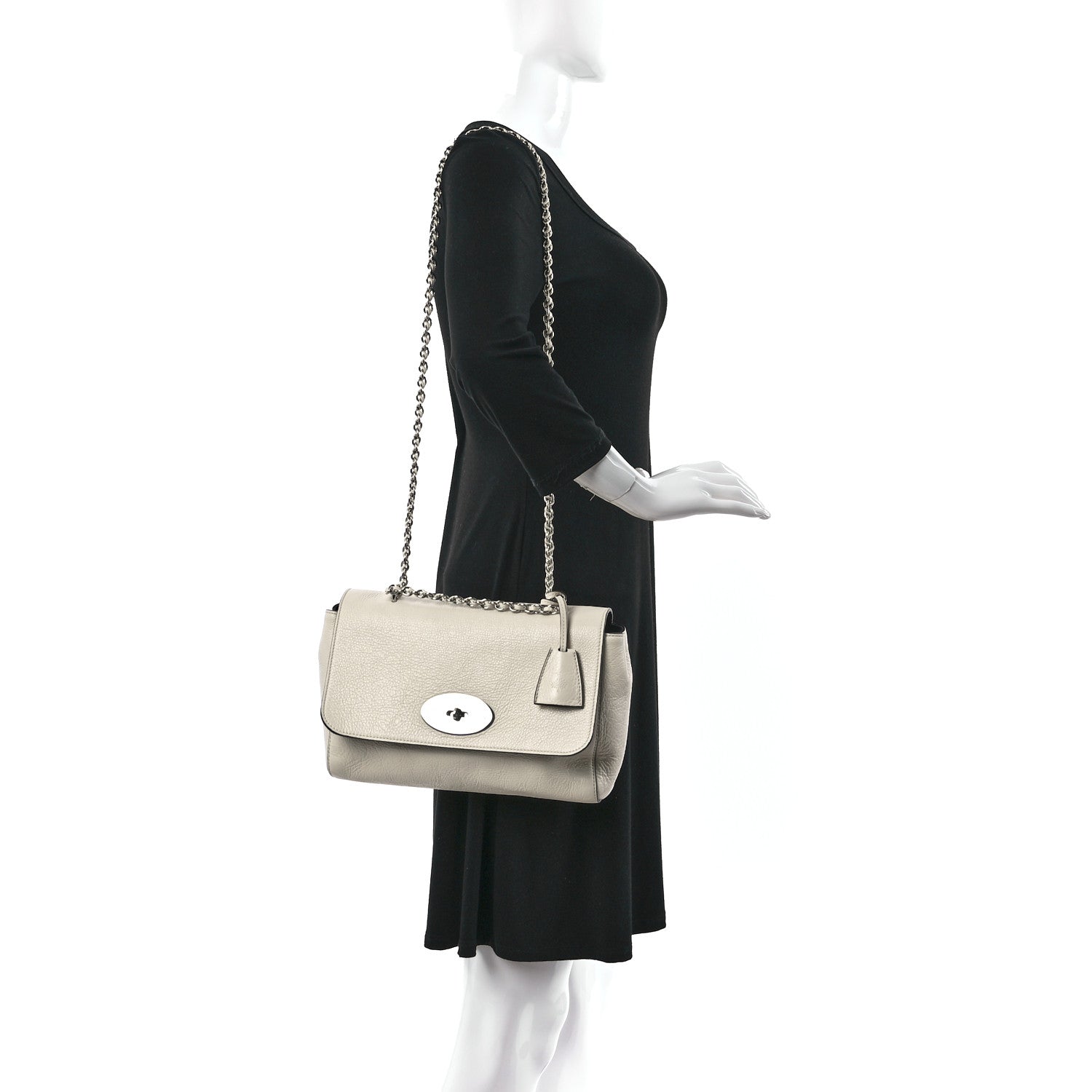 Mulberry Small Classic Grain Calfskin Medium Lily Flap 2 of 9