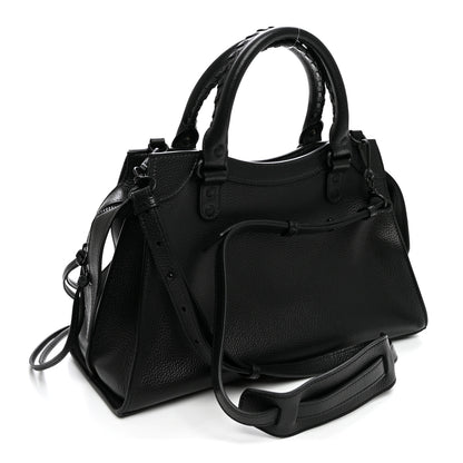 Balenciaga Grained Calfskin Neo Classic Black Hardware S City Black 3 of 9