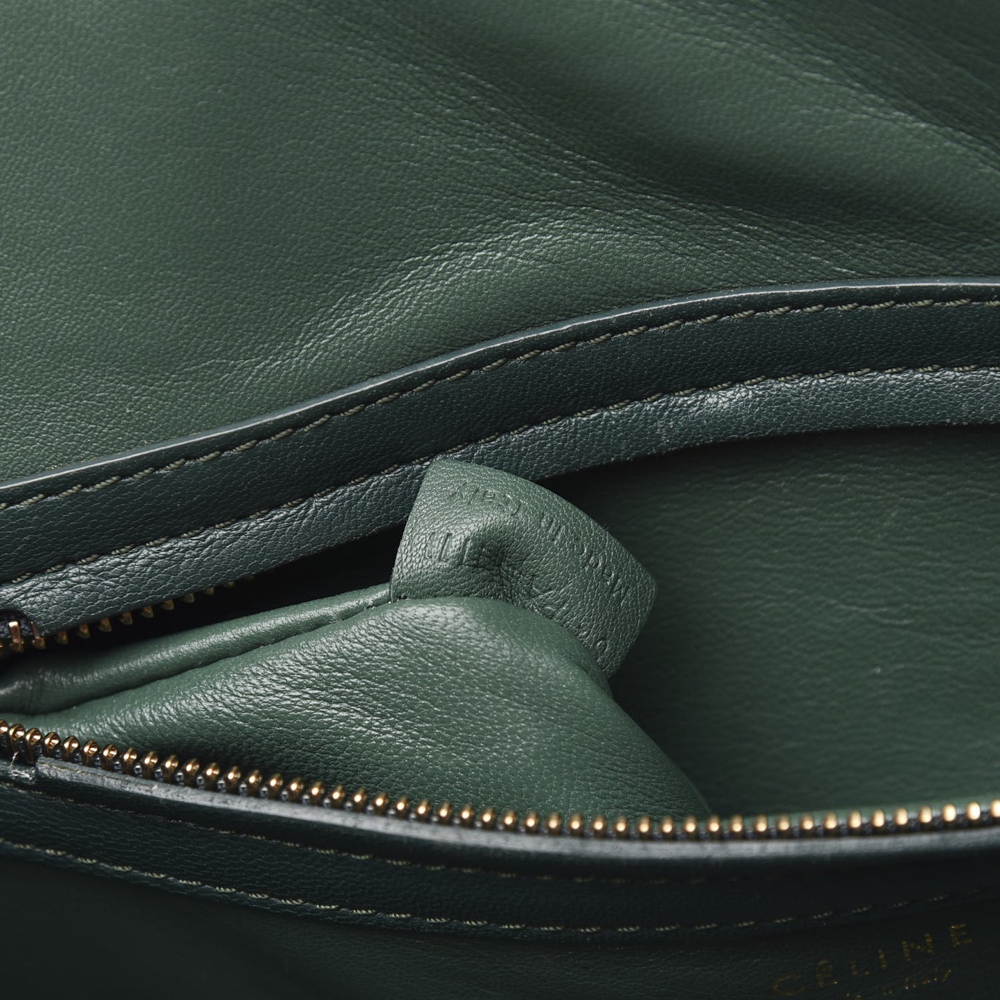 Pony Hair Small Phantom Luggage Jade