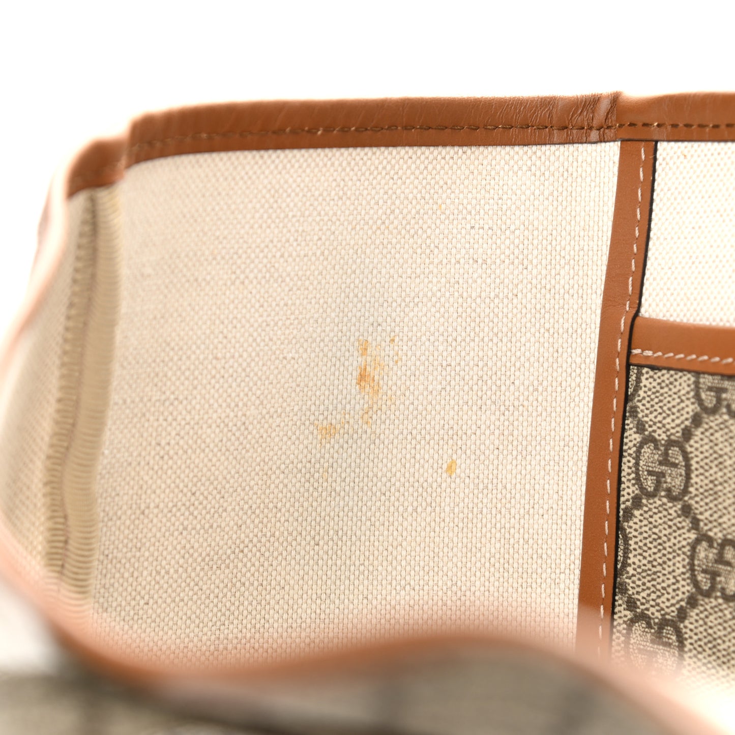 GG Plus Monogram Medium Signature Web Loop Tote Brown
