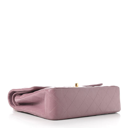 Chanel Lambskin Quilted Medium Double Flap Light Purple 4 of 11