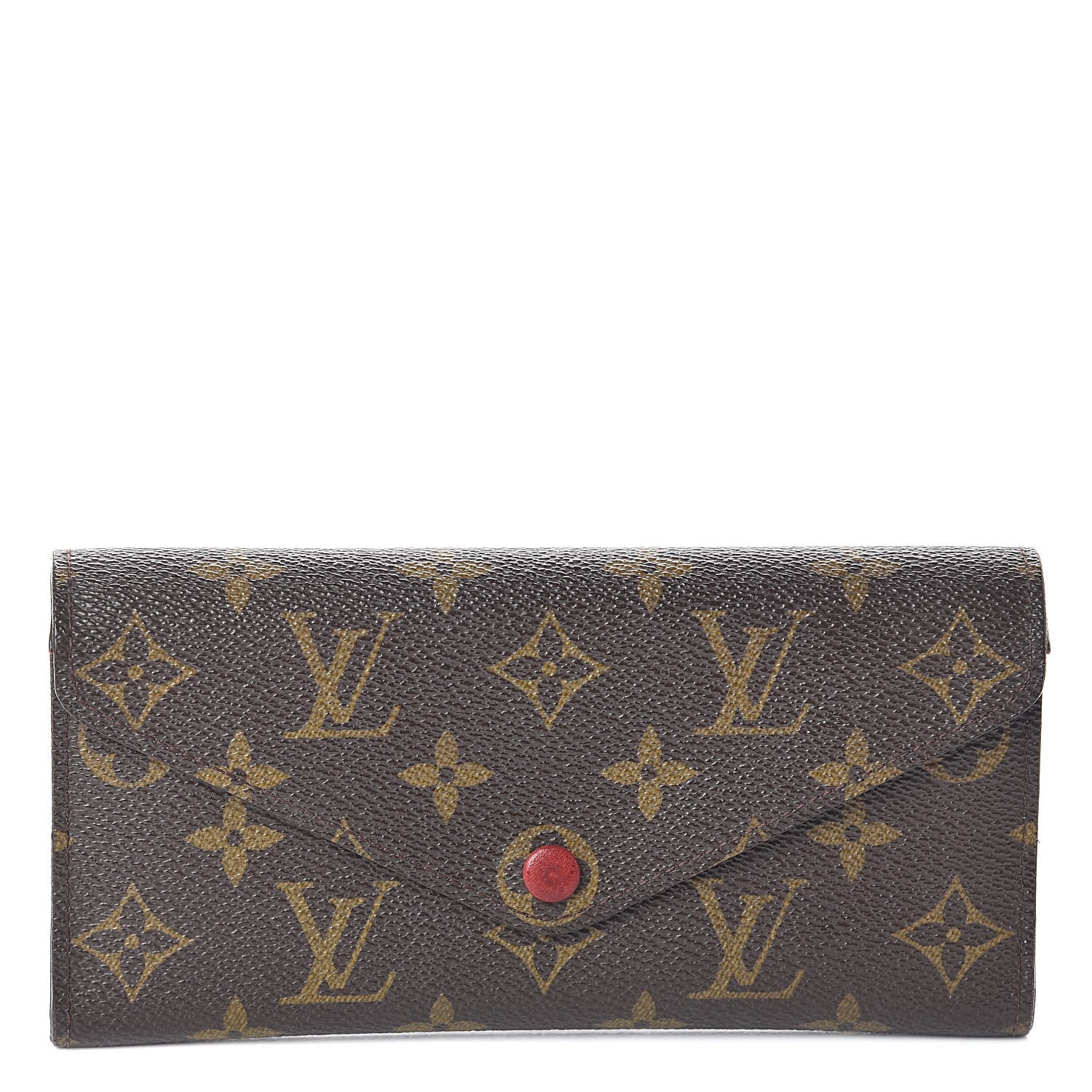 Louis Vuitton Monogram Josephine Wallet Red 1 of 15
