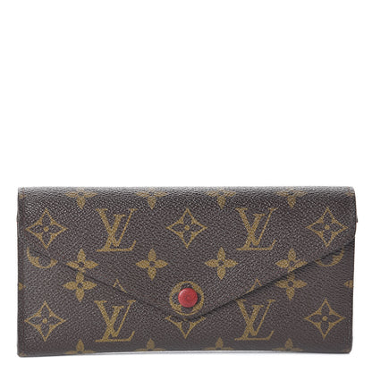 Louis Vuitton Monogram Josephine Wallet Red 1 of 15