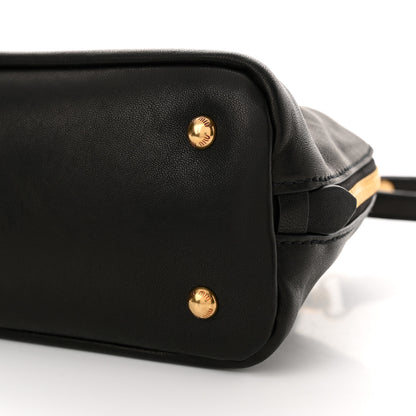 Miu Miu Nappa Aviator Regular Aventure Bag Black 9 of 10