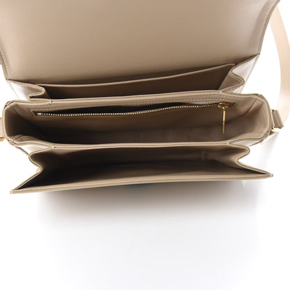 Celine Shiny Calfskin Medium Triomphe Nude 5 of 11