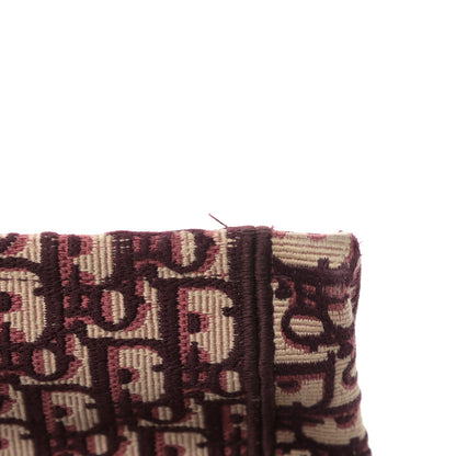 Christian Dior Oblique Medium Book Tote Burgundy Multicolor 11 of 13